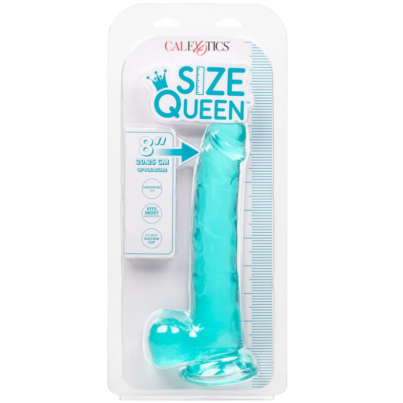 CALEXOTICS - GRÖSSE KÖNIGIN-DILDO BLAU 20.3 CM - Sexotim