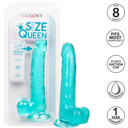 CALEXOTICS - GRÖSSE KÖNIGIN-DILDO BLAU 20.3 CM - Sexotim