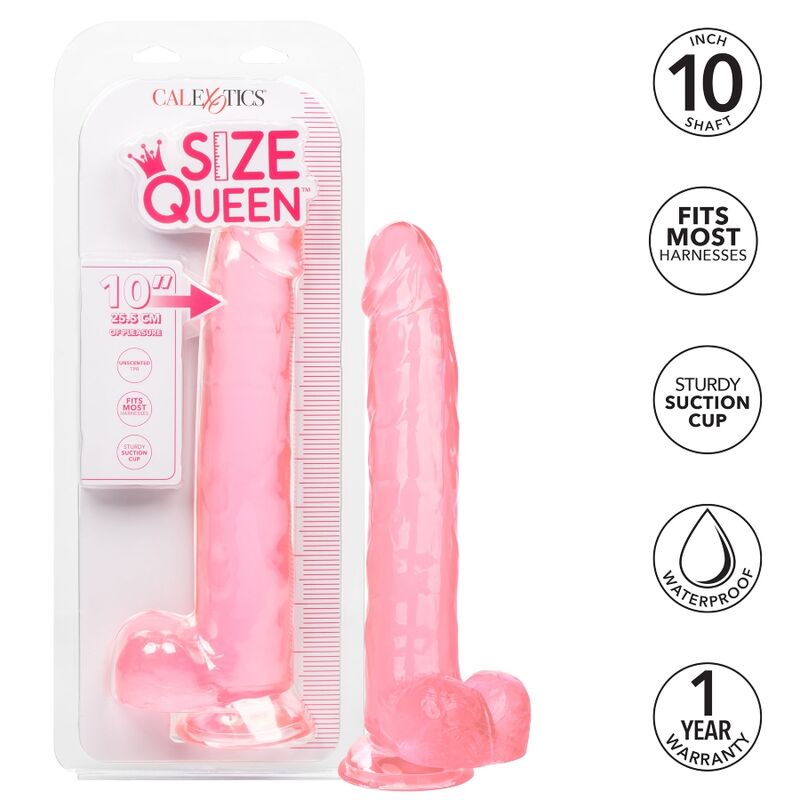 CALEXOTICS - GRÖSSE KÖNIGIN-DILDO ROSA 25.5 CM