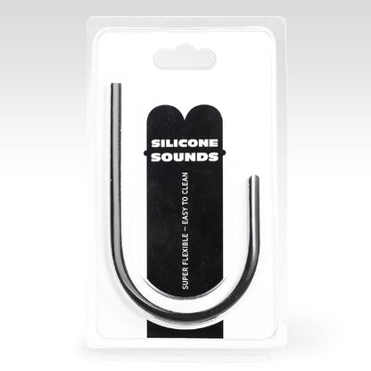 ALL BLACK - 10-MM-HARNRÖHRENSONDE AUS SILIKON - Sexotim