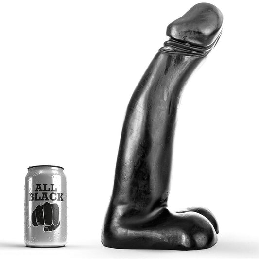 ALL BLACK - REALISTISCHER SCHWARZER FISTINGDILDO 29 CM - Sexotim