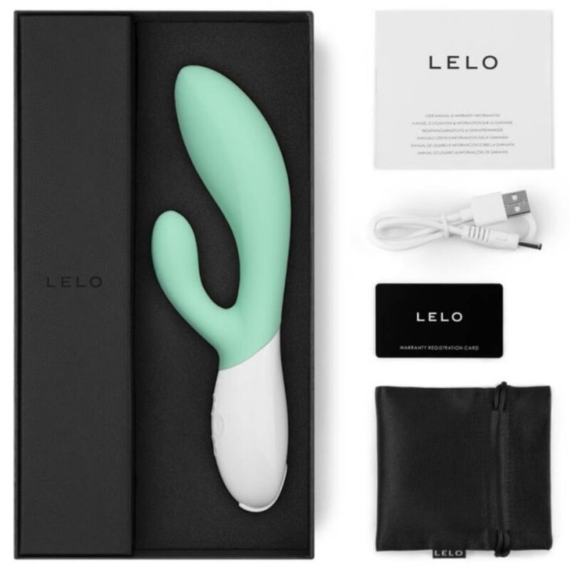 LELO - INA 3 GREEN RABBIT VIBRATOR LUXUS-ALGEN - Sexotim