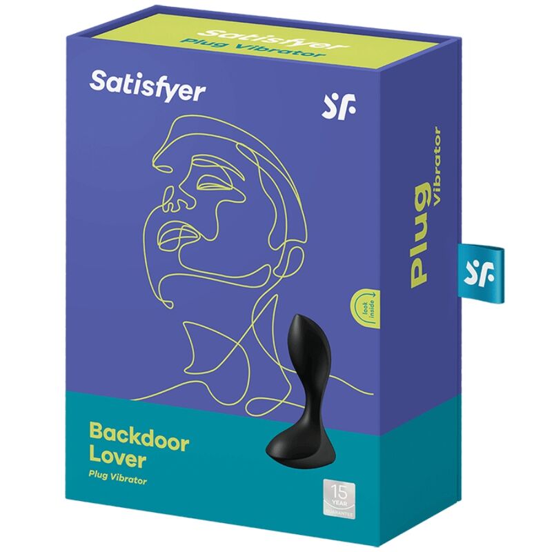 SATISFYER - BACKDOOR LOVER ROTER ANALPLUG VIBRATOR SCHWARZ - Sexotim