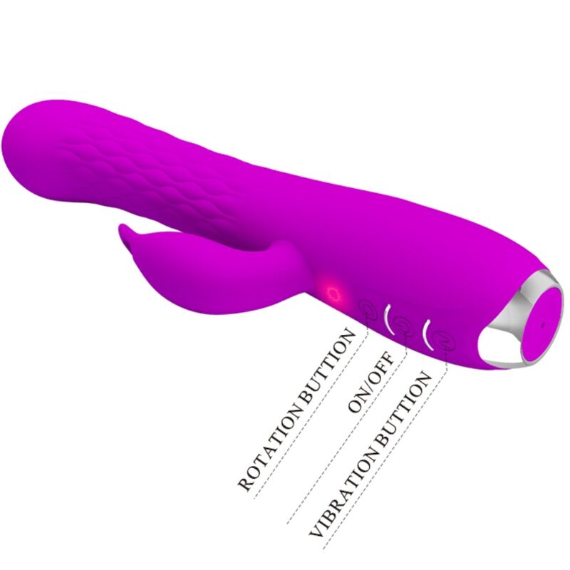 PRETTY LOVE - MOLLY VIBRATOR MIT WIEDERAUFLADBARER ROTATION - Sexotim