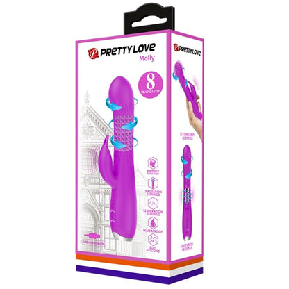 PRETTY LOVE - MOLLY VIBRATOR MIT WIEDERAUFLADBARER ROTATION - Sexotim