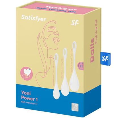 SATISFYER - YONI POWER 1 TRAININGSSET WEISS - Sexotim