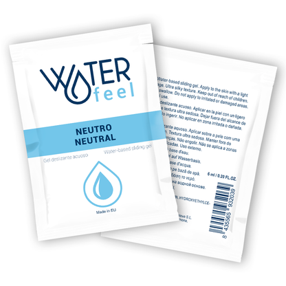 WATERFEEL - NEUTRALES GLEITGEL AUF WASSERBASIS 6 ML - Sexotim