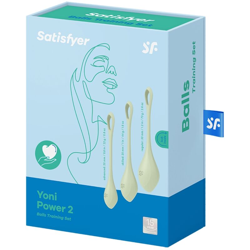 SATISFYER - YONI POWER 2 TRAININGSSET GRÜN - Sexotim
