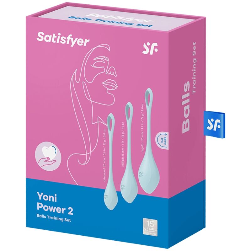 SATISFYER - YONI POWER 2 TRAININGSSET BLAU - Sexotim