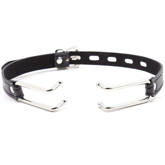 OHMAMA FETISH - LEDER-GAG MIT METALLHAKEN - Sexotim