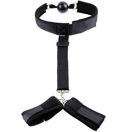 OHMAMA FETISH - NEOPREN KNEBEL MIT HANDMANSCHETTEN - Sexotim