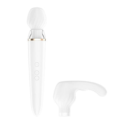 SATISFYER - DOUBLE WANDER APP WEISS - Sexotim