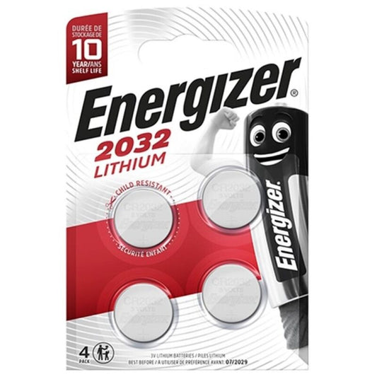 ENERGIZER - BATTERIE LITHIUM TASTE CR2032 3V 4 EINHEIT - Sexotim