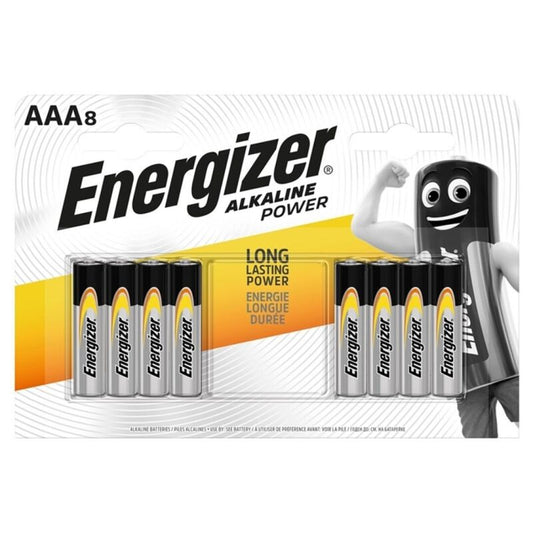 ENERGIZER - ALKALINE BATTERIE POWER AAA LR03 8 EINHEIT - Sexotim