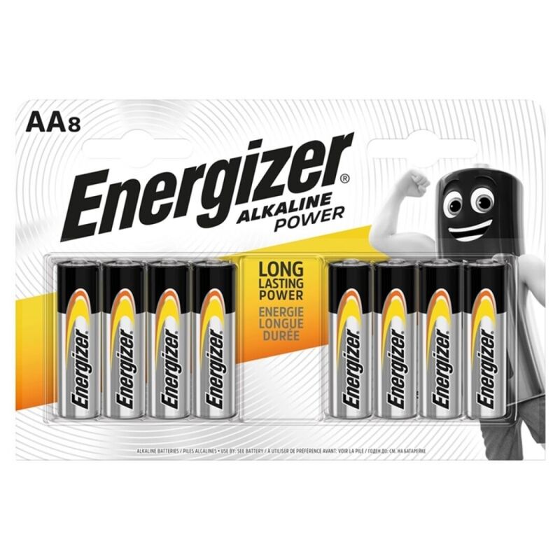 ENERGIZER - POWER ALKALINE BATTERIE AA LR6 8 EINHEIT - Sexotim