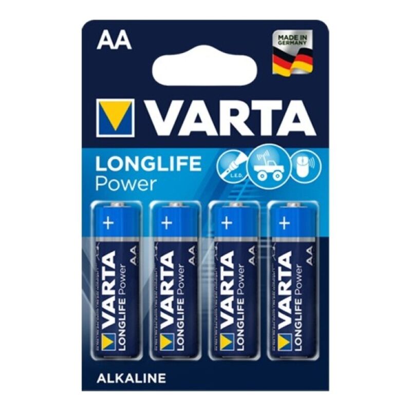 VARTA - LONGLIFE POWER ALKALIBATTERIE AA LR6 4 EINHEIT - Sexotim