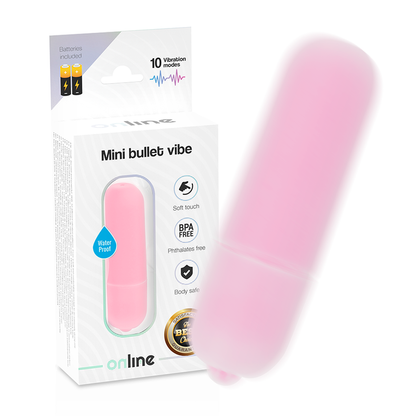 ONLINE - MINI ROSA VIBRATIONSKUGEL - Sexotim