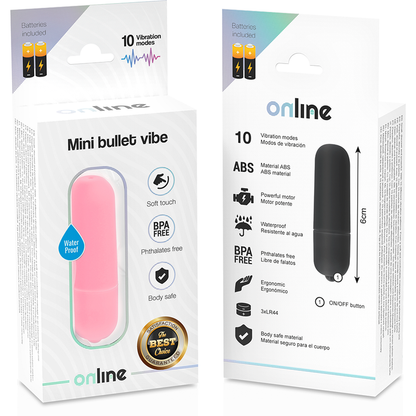 ONLINE - MINI ROSA VIBRATIONSKUGEL - Sexotim