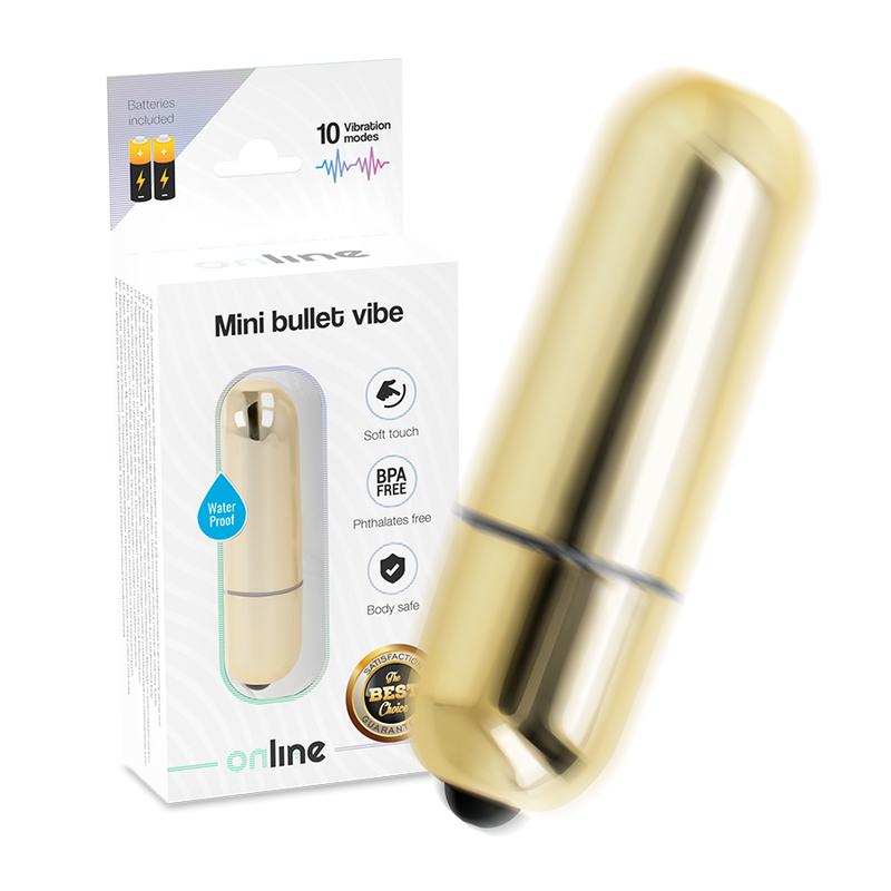 ONLINE - MINI GOLDENE VIBRATIONSKUGEL - Sexotim