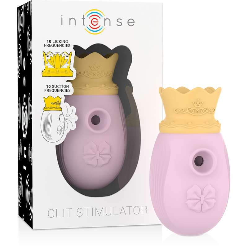 INTENSE - CLIT STIMULATOR 10 LECK- UND SAUGFREQUENZEN - PINK - Sexotim