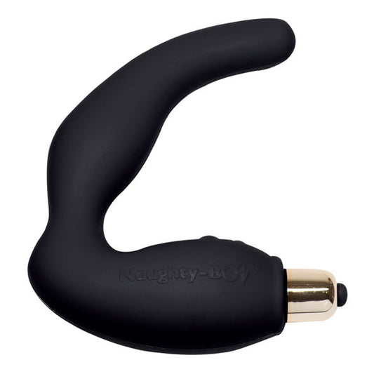 ROCKS-OFF - NAUGHTY-BOY MÄNNLICHES G-SPOT-MASSAGER 7 V SCHWARZ - Sexotim
