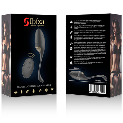 IBIZA - LEISTUNGSSTARKER EIERVIBRATOR MIT FERNBEDIENUNG - Sexotim