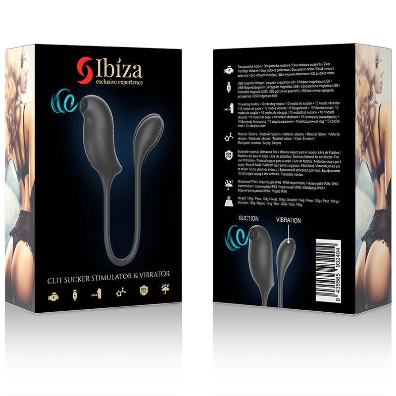 IBIZA - STIMULATOR MIT MAGISCHEM KLITORIS-SAUGER UND VIBRATION - Sexotim