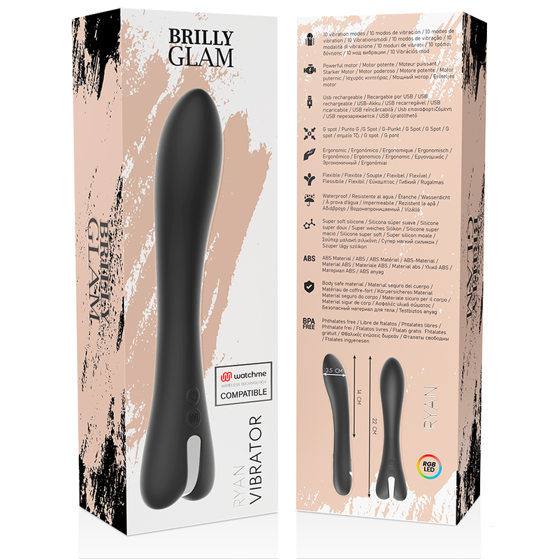 BRILLY GLAM - RYAN VIBRATOR WATCHME KOMPATIBEL MIT DRAHTLOSER TECHNOLOGIE - Sexotim