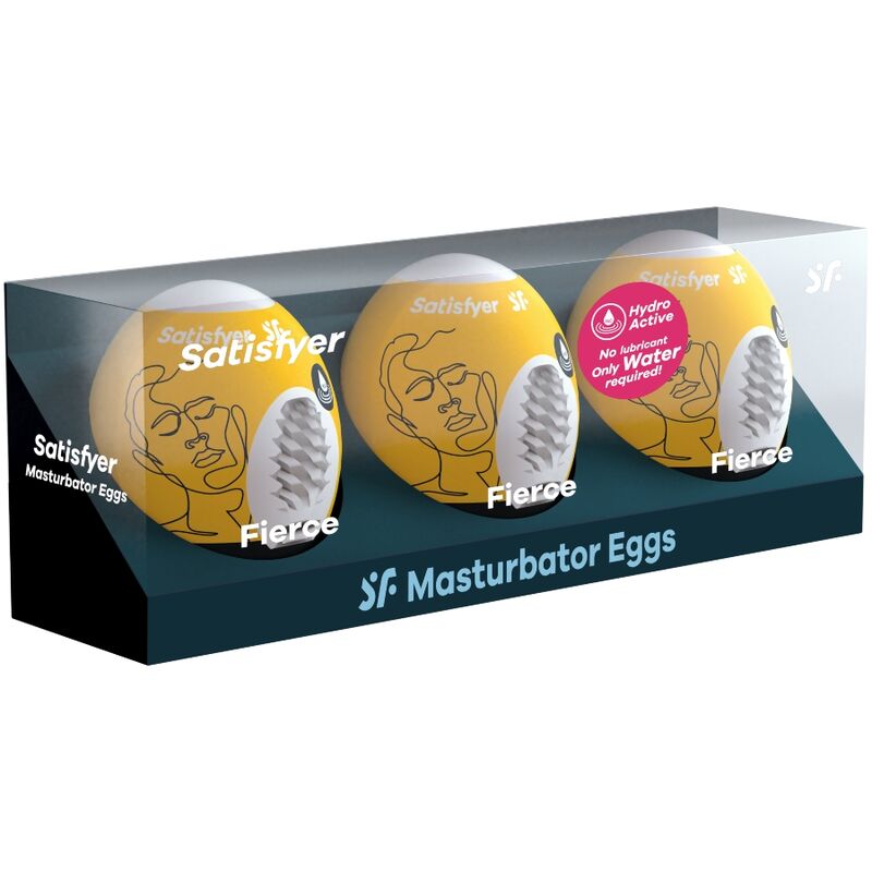 SATISFYER - 3 MASTURBATOR EIER FIERCE - Sexotim