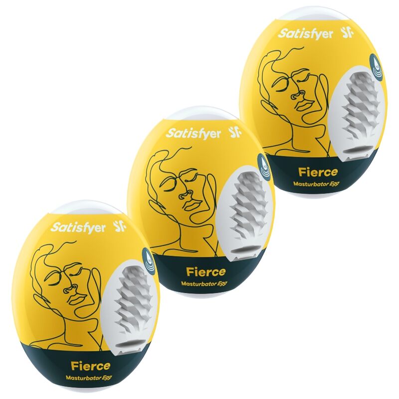 SATISFYER - 3 MASTURBATOR EIER FIERCE - Sexotim