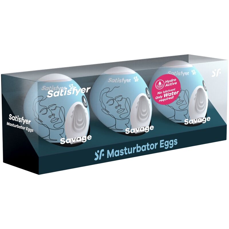 SATISFYER - 3 MASTURBATOR EIER SAVAGE - Sexotim
