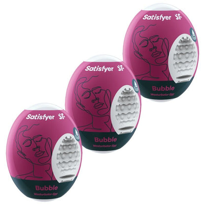 SATISFYER - 3 MASTURBATOR EIER BUBBLE - Sexotim