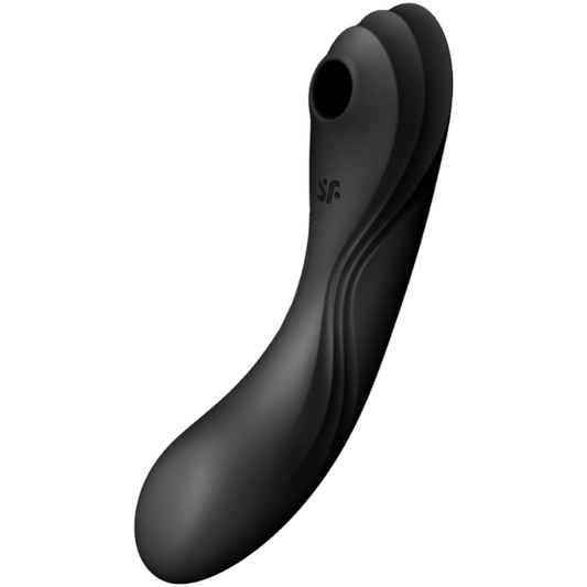 SATISFYER - CURVY TRINITY 4 AIR PULSE VIBRATOR SCHWARZ - Sexotim