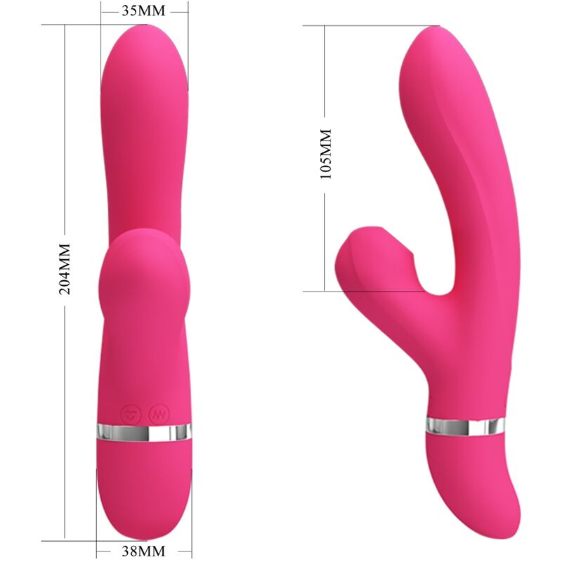 PRETTY LOVE - WILLOW RABBIT VIBRATOR UND SAUGER - Sexotim