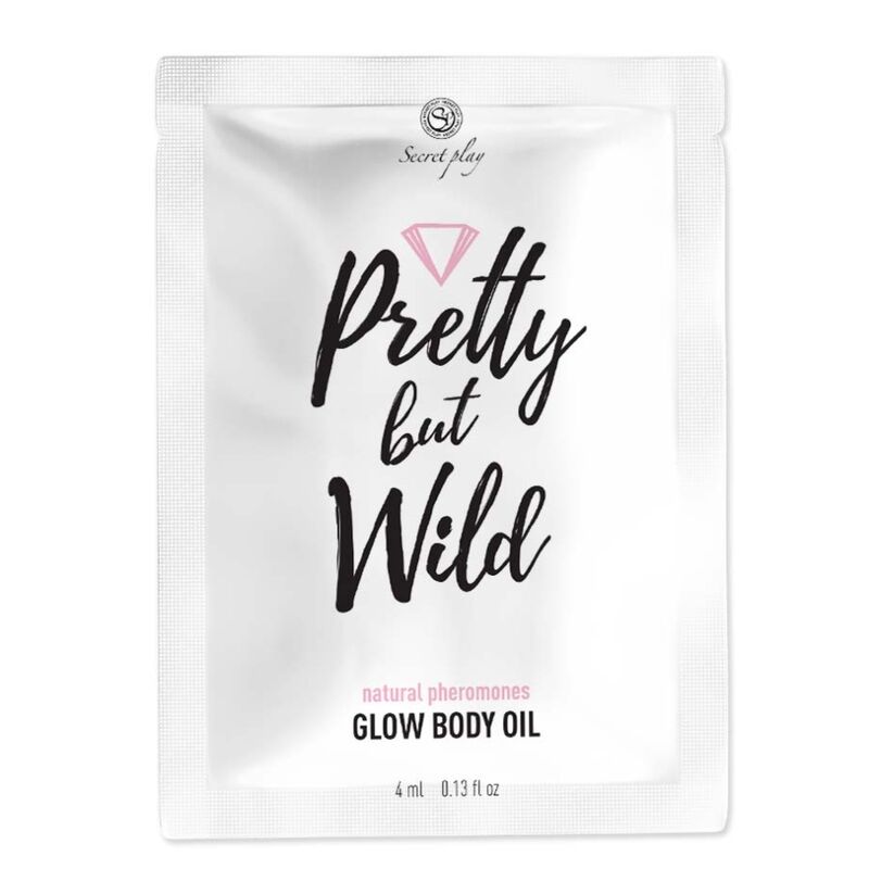 SECRETPLAY - PRETTY ABER WILD GLOW KÖRPERÖL-SACHET - Sexotim