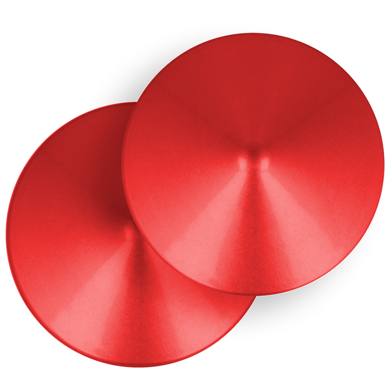 OHMAMA FETISH RED CIRCLE NIPPLE COVER - Sexotim