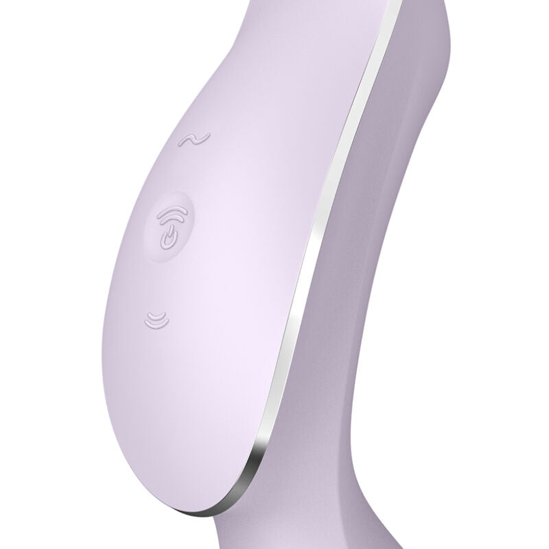 SATISFYER - CURVY TRINITY 2 AIR PULSE VIBRATOR SCHWARZ / LILA - Sexotim