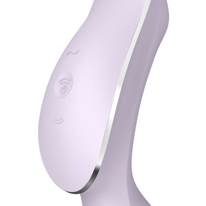 SATISFYER - CURVY TRINITY 2 AIR PULSE VIBRATOR SCHWARZ / LILA - Sexotim