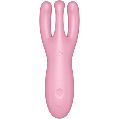 SATISFYER - THREESOME 4 VIBRATORAPP ROSA / BLAU - Sexotim