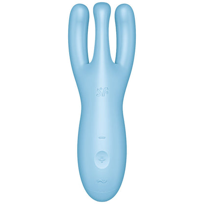 SATISFYER - THREESOME 4 VIBRATORAPP ROSA / BLAU - Sexotim