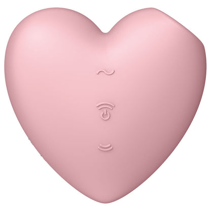 SATISFYER - CUTIE HEART AIR PULSE STIMULATOR & VIBRATOR ROSA / BLAU - Sexotim