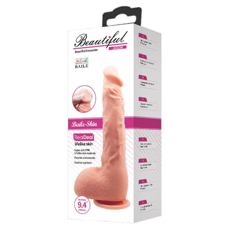 BAILE - REALISTISCHER DILDO JASON NATUR 24 CM - Sexotim