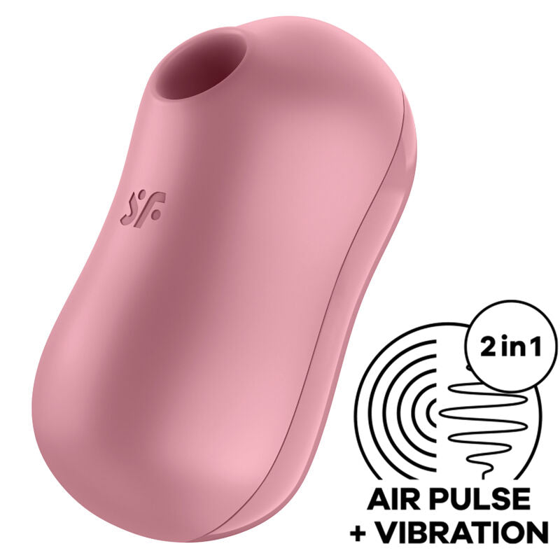 SATISFYER - COTTON CANDY AIR PULSE STIMULATOR & VIBRATOR LILA - Sexotim