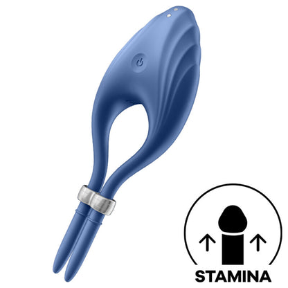 SATISFYER - DUELIST RINGVIBRATOR BLAU - Sexotim