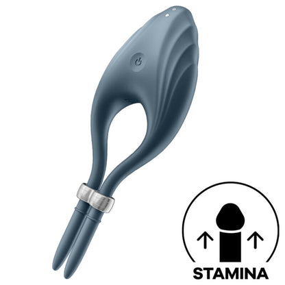 SATISFYER - DUELIST RINGVIBRATOR BLAU - Sexotim