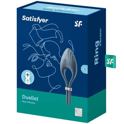 SATISFYER - DUELIST RINGVIBRATOR BLAU - Sexotim
