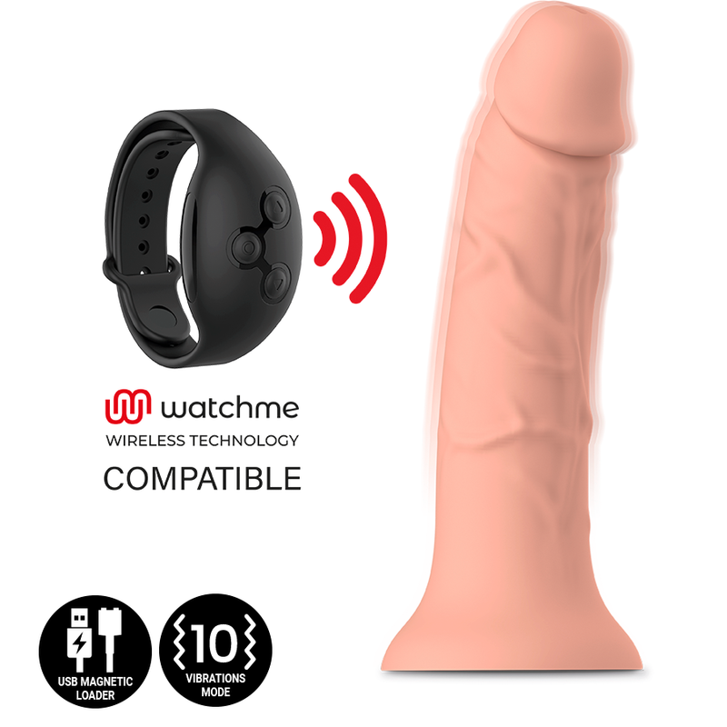 MYTHOLOGY - ASHER ORIGINAL DILDO S - VIBRATOR KOMPATIBEL MIT WATCHME WIRELESS TECHNOLOGY - Sexotim