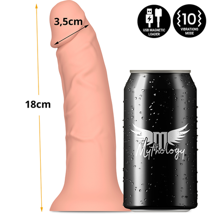 MYTHOLOGY - ASHER ORIGINAL DILDO S - VIBRATOR KOMPATIBEL MIT WATCHME WIRELESS TECHNOLOGY - Sexotim