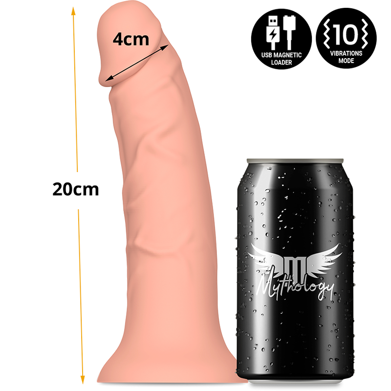 MYTHOLOGY - ASHER ORIGINAL DILDO M - VIBRATOR KOMPATIBEL MIT WATCHME WIRELESS TECHNOLOGY - Sexotim