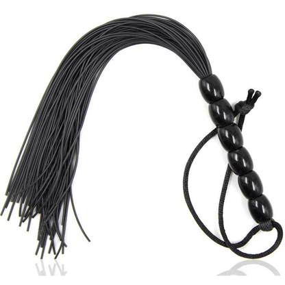 OHMAMA FETISCH GERIPPTER SILIKONGRIFF FLOGGER 22 CM - Sexotim